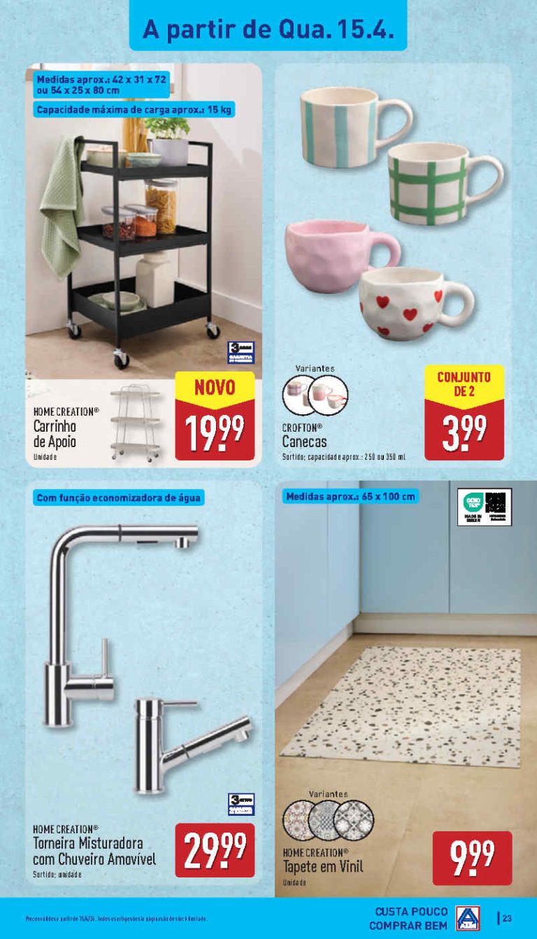 Aldi tem novos produtos para a cozinha em promoção