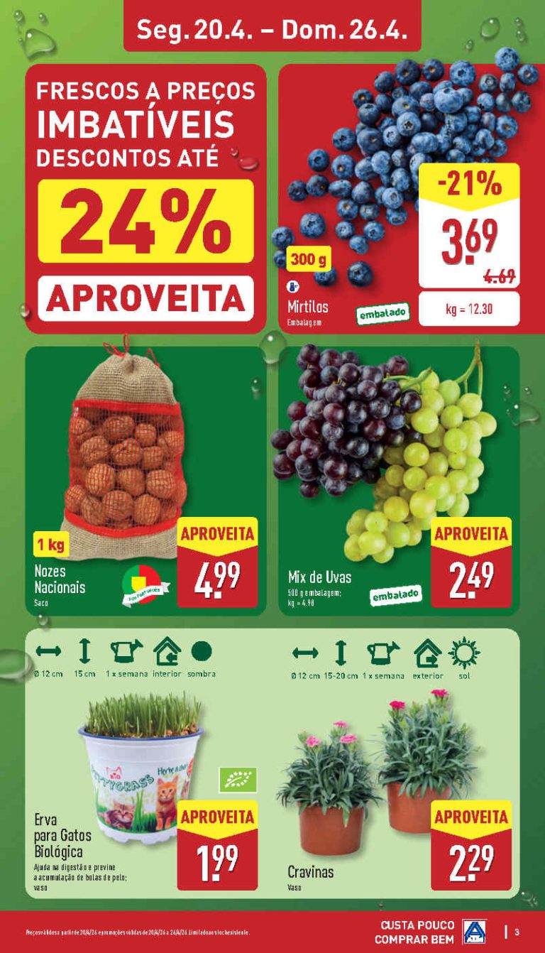 Folheto Aldi frescos: Antevisão Promoções 20 a 26 de abril