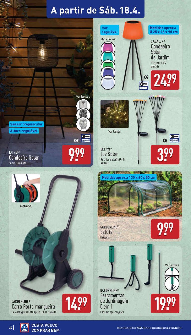 Aldi tem novidades bazar para aproveitar o bom tempo