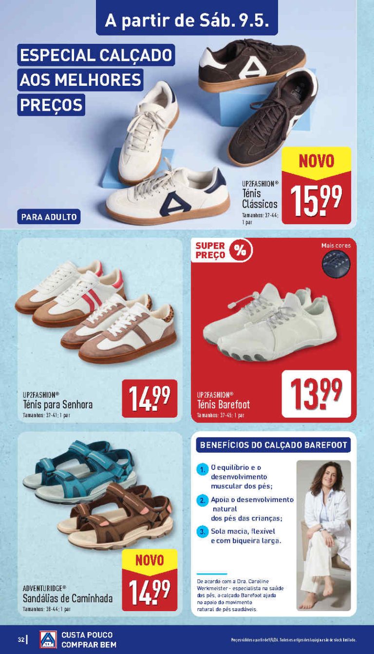 Folheto Aldi Moda: Antevisão bazar Promoções 9 a 10 de maio