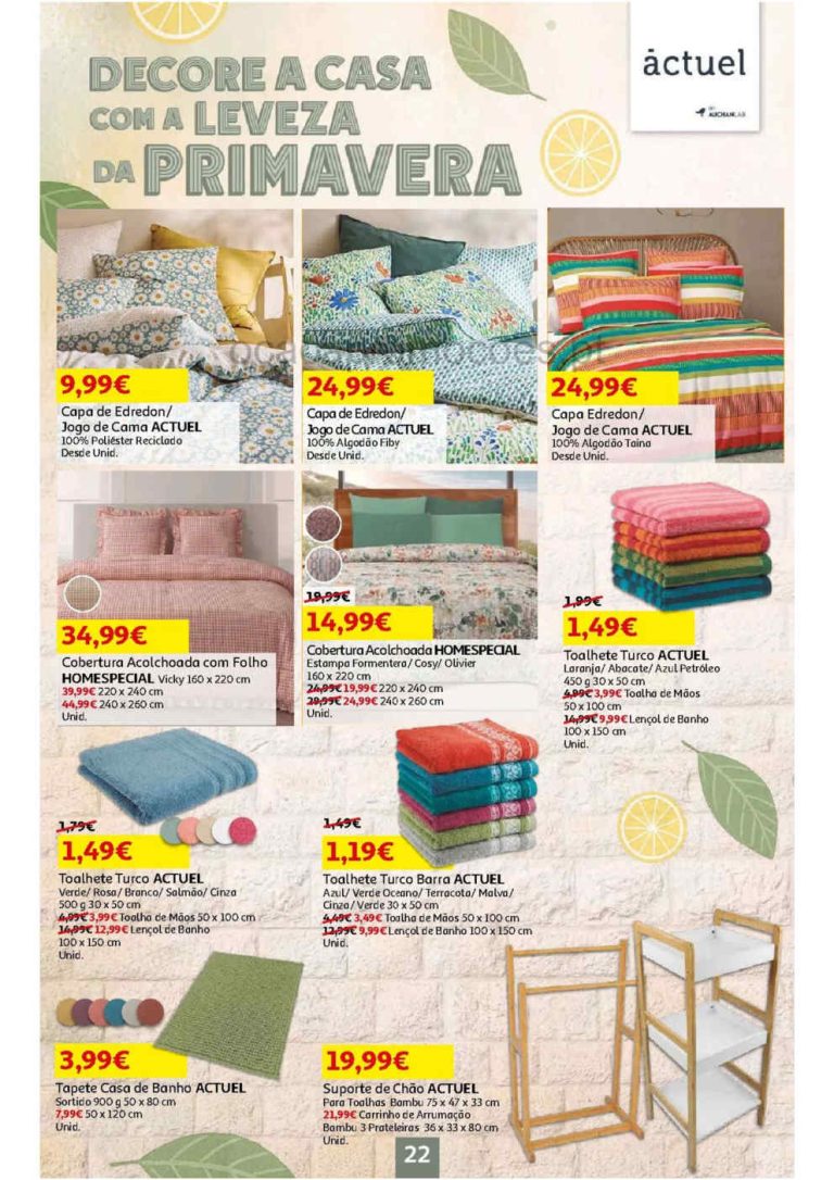 Folheto Auchan Casa: Antevisão Bazar Promoções até 5 de maio