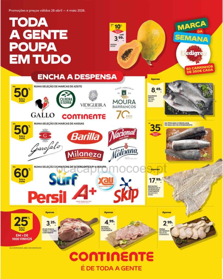 Folheto Continente Madeira: Antevisão Promoções 28 abril a 4 maio