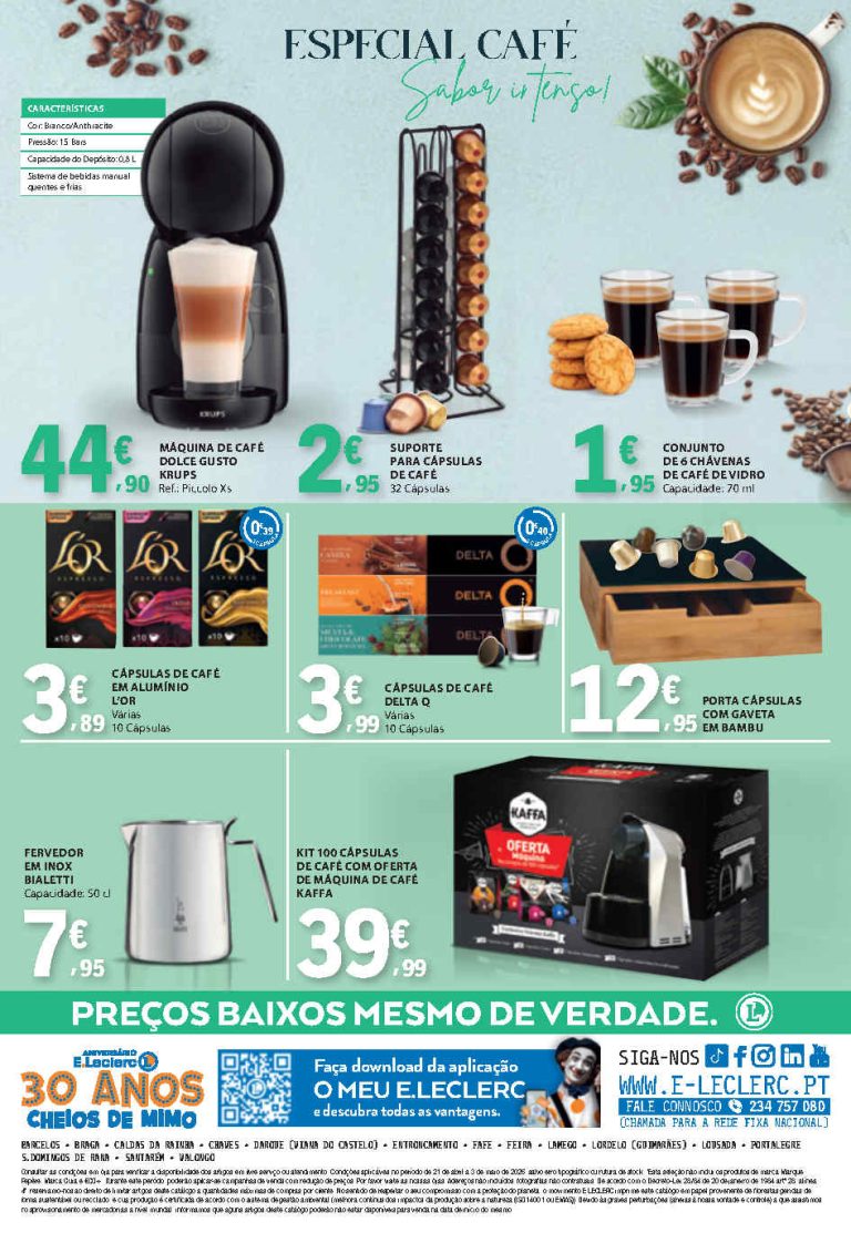E Leclerc Destaques: Antevisão Promoções Bazar 21 abril a 3 maio