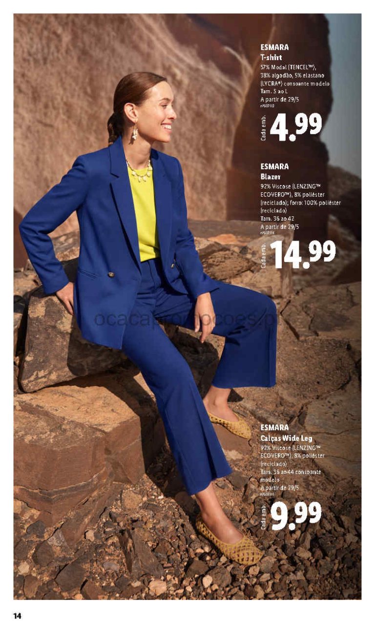 Folheto Lidl Esmara: Antevisão Promoções a partir 29 de maio