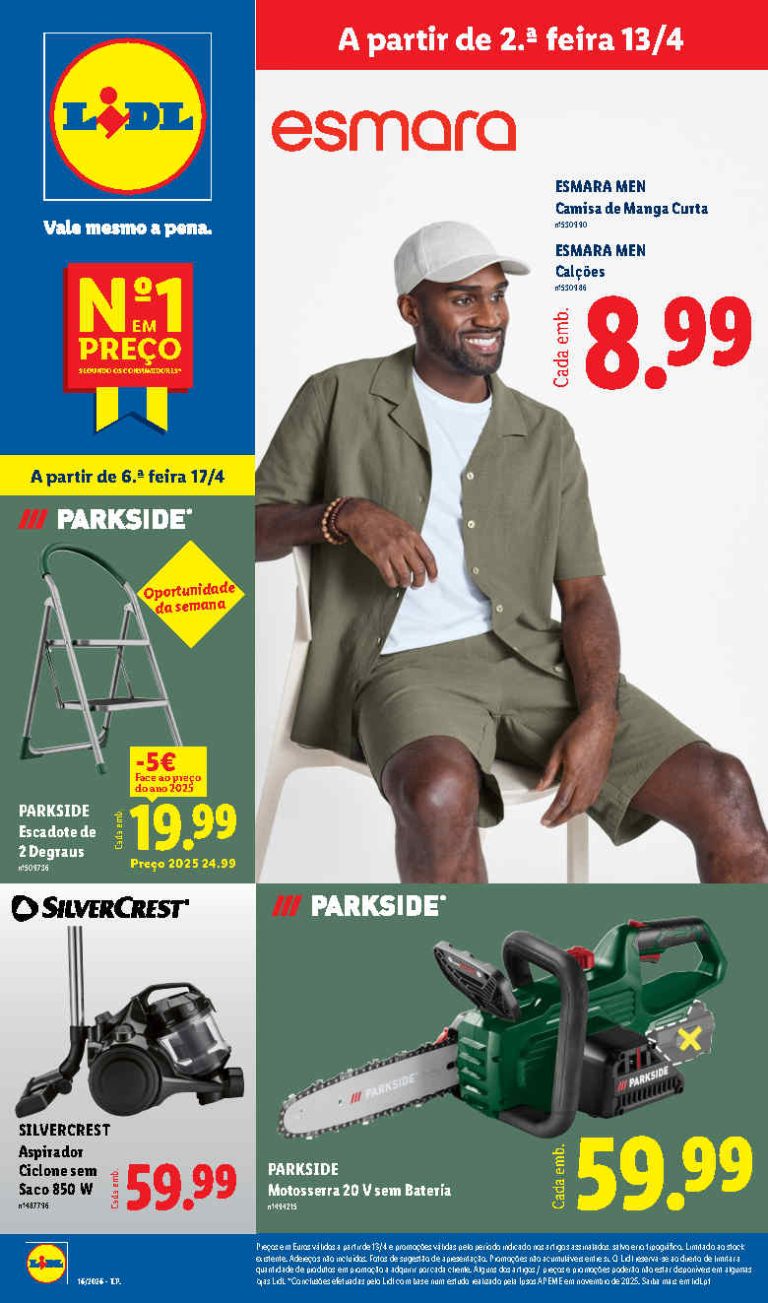 Folheto Lidl Bazar – Antevisão Promoções 13 a 23 de abril