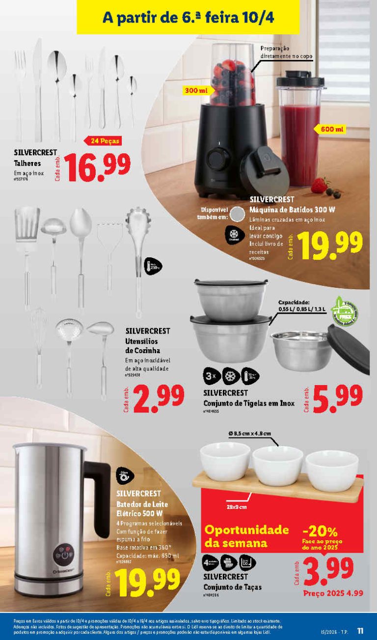 Lidl Bazar: Antevisão destaques promoções 10 a 16 de abril
