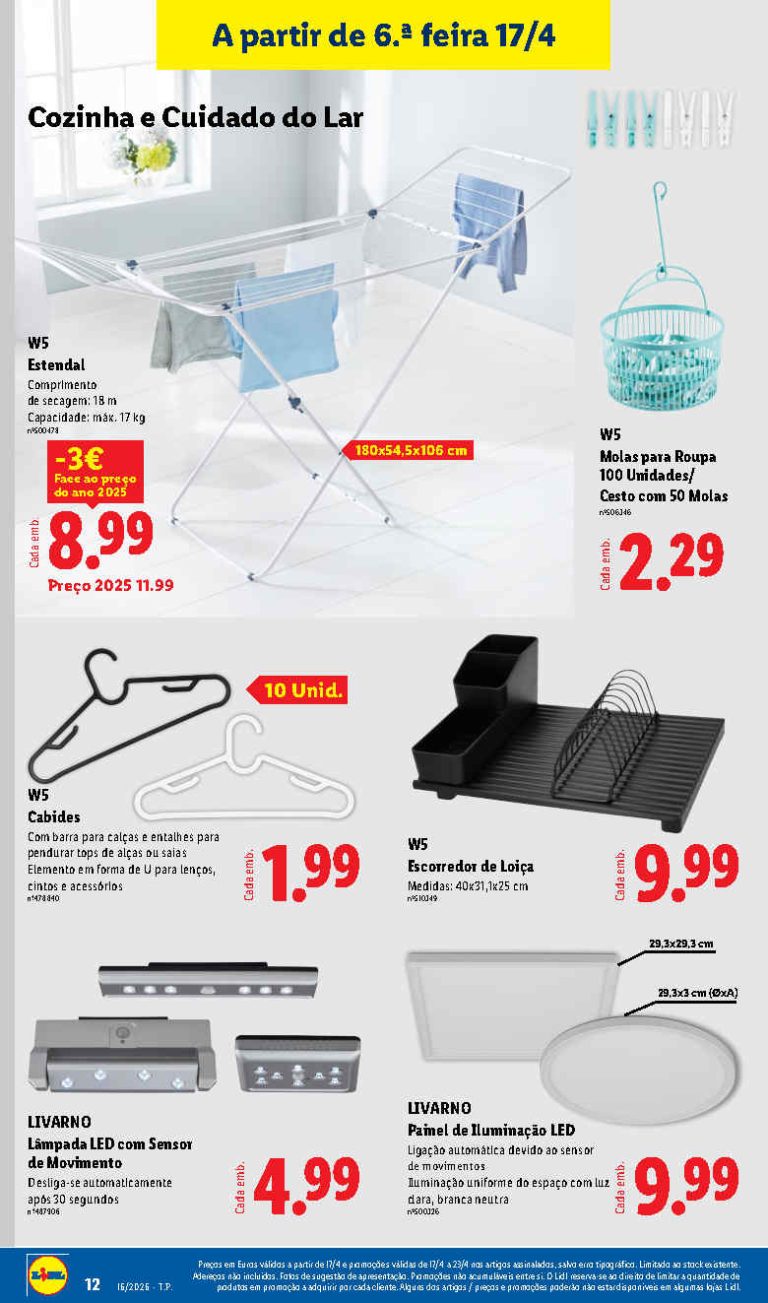 Lidl traz novidades para o lar com desconto (Antevisão)