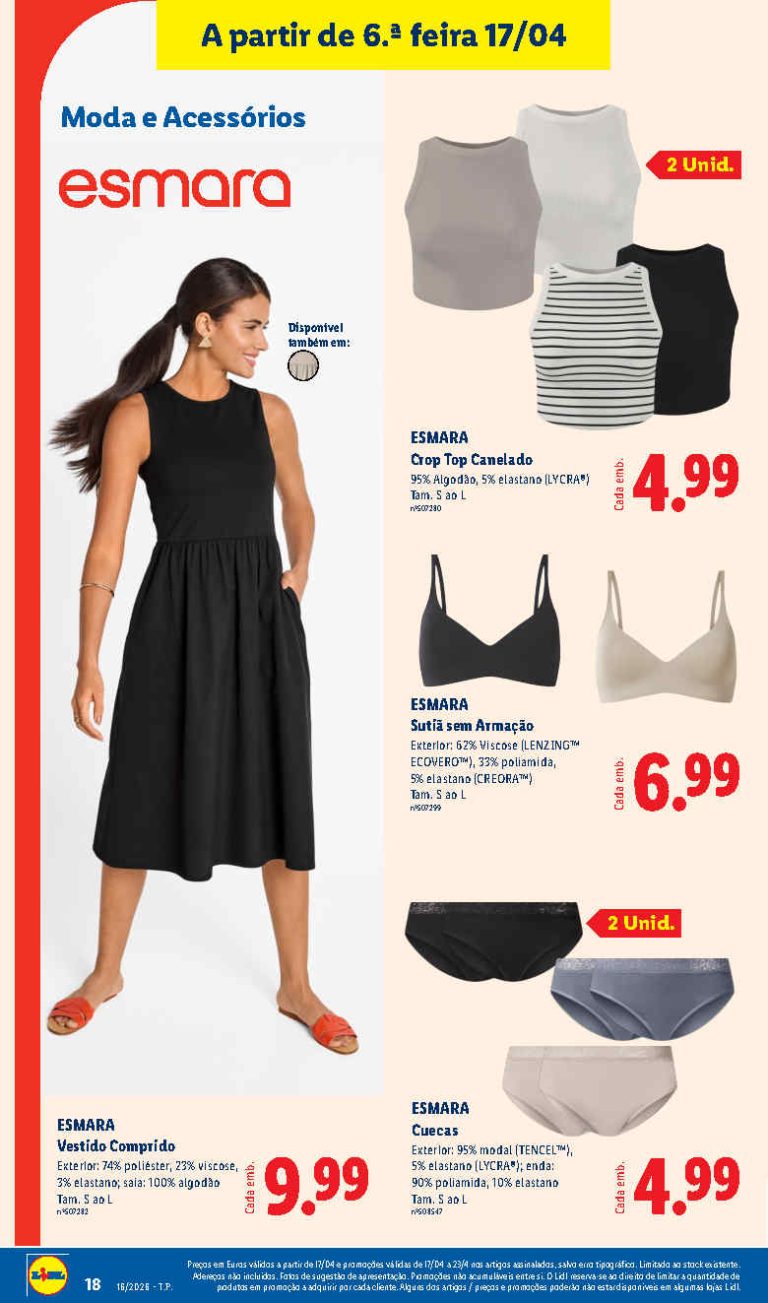 Lidl traz novas promoções Esmara esta semana (Antevisão)