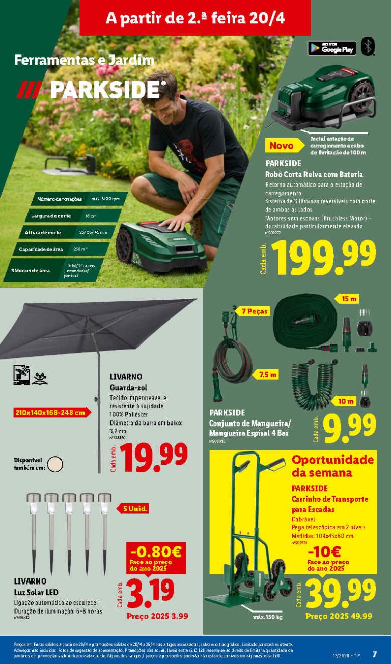 Antevisão: Lidl lança promoções bazar para espaços exteriores