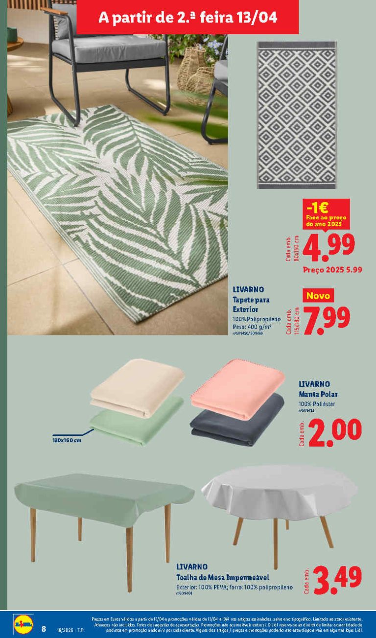 Lidl aposta em produtos para exterior com novos preços