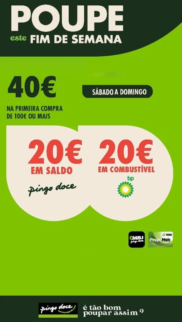 Antevisão Pingo Doce: Poupe 40€ numa compra de 100€ de 18 a 19 abril