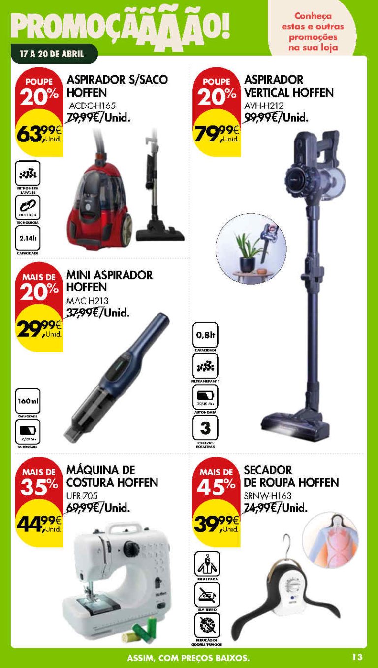 Folheto Pingo Doce bazar Fim de Semana: Antevisão promoções 17 a 20 de abril