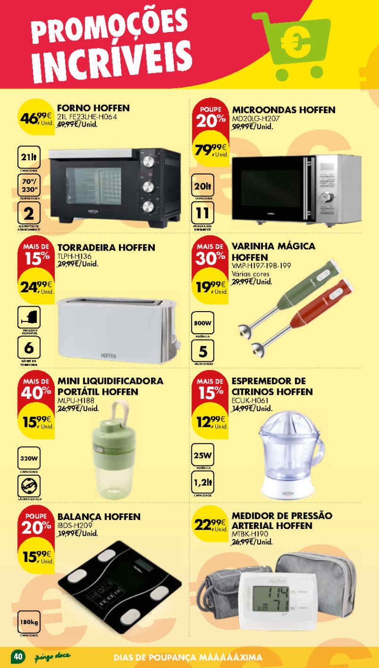 Folheto Pingo Doce Bazar Fim de Semana: Antevisão Promoções 24 a 27 de abril