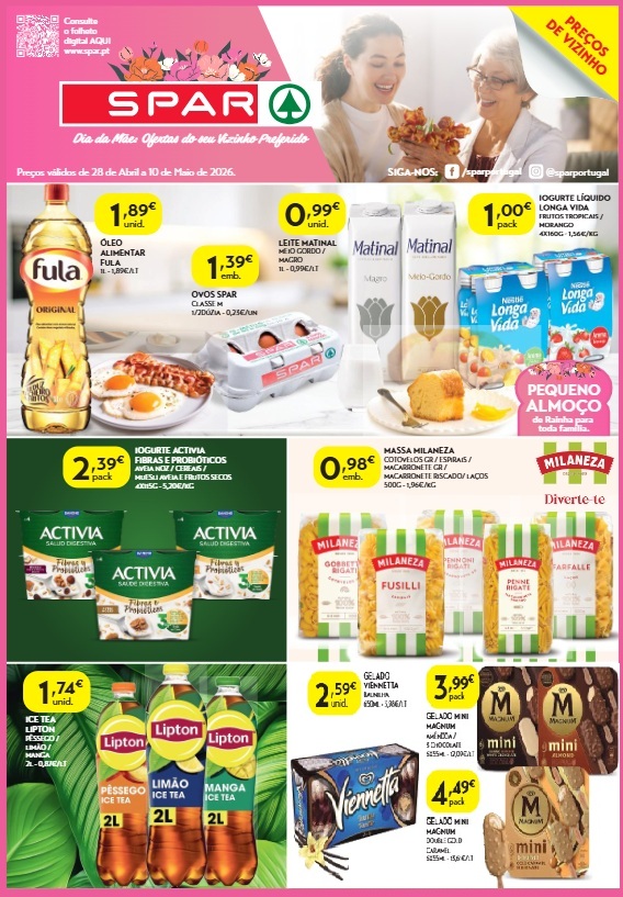 Folheto Spar: Antevisão Promoções 28 abril a 10 de maio