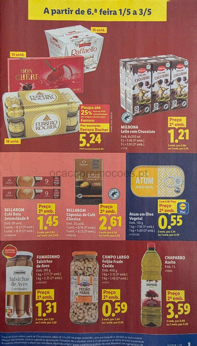 Folheto Lidl fim de Semana: Antevisão Promoções 1 a 3 de maio