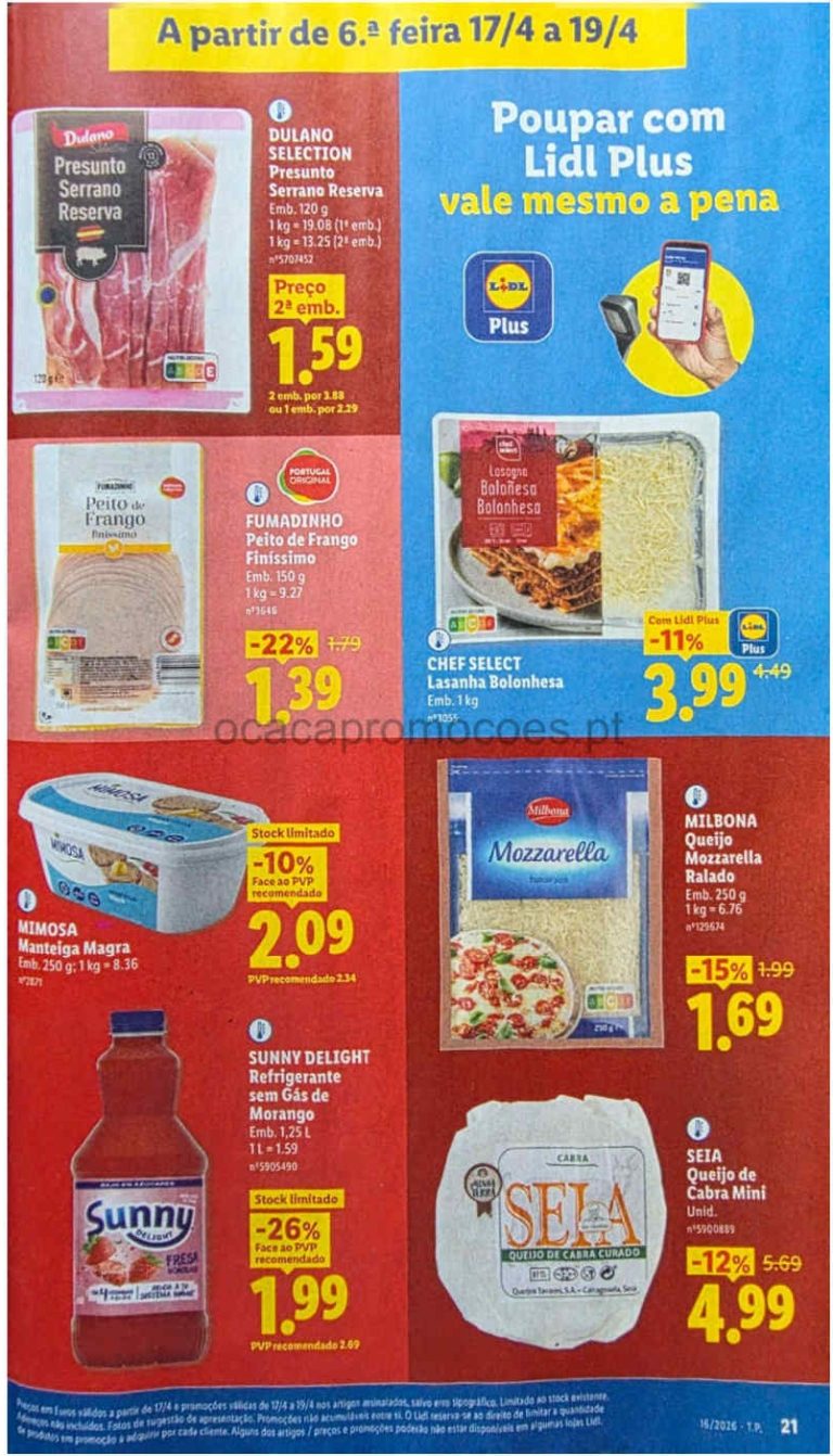 Folheto Lidl: Antevisão Promoções a partir 17 de abril