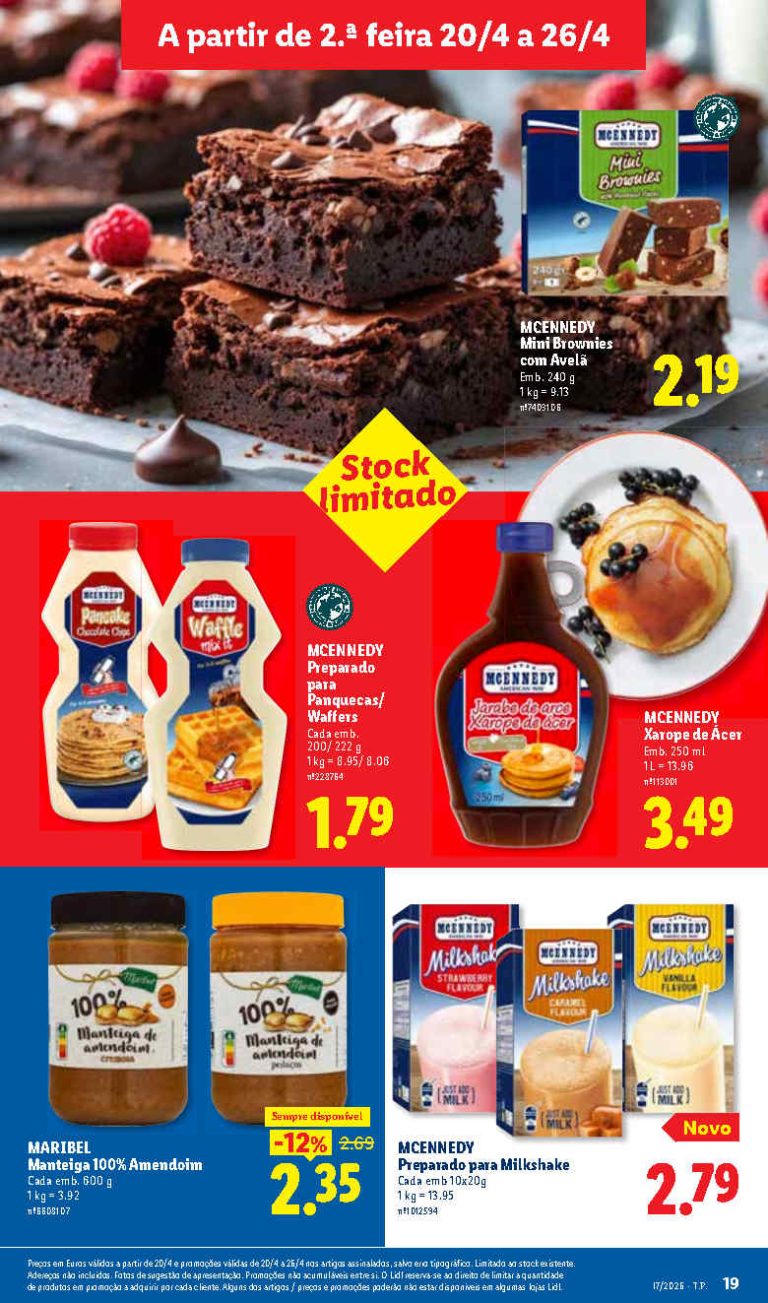 Lidl aposta em novos produtos sabor americano com desconto