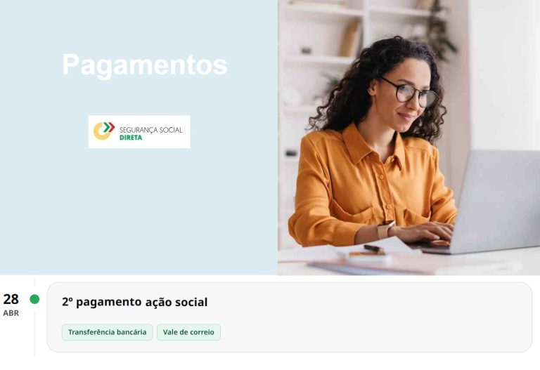 Subsídio de Ação Social: data do 2º pagamento de abril