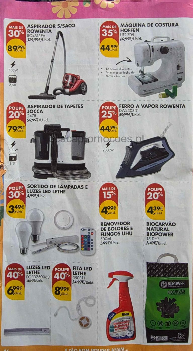 Folheto Pingo Doce Bazar Lojas Grandes: Antevisão Promoções 21 a 27 de abril