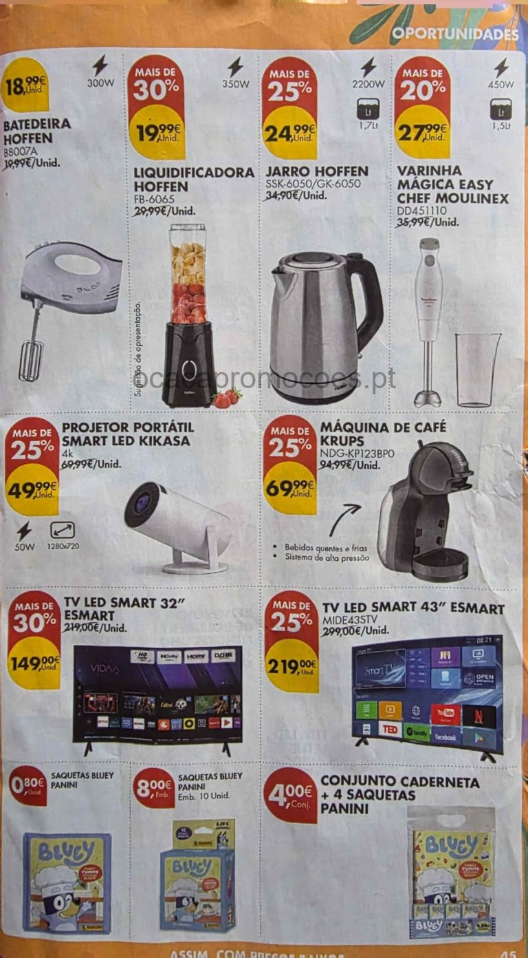 Folheto Pingo Doce Bazar: Antevisão Promoções 21 a 27 de abril