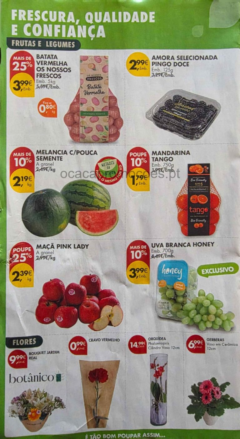 Folheto Pingo Doce Frescos: Antevisão Promoções 21 a 27 de abril