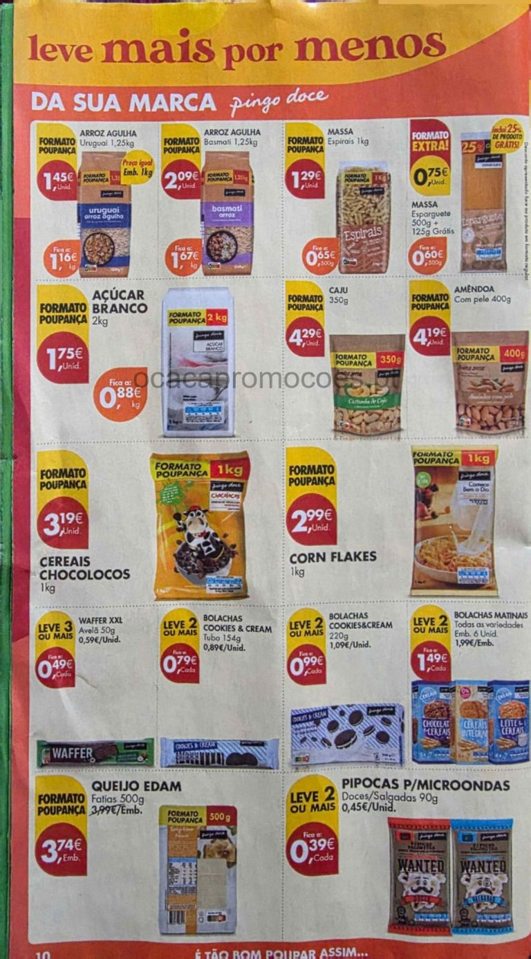 Folheto Pingo Doce Formato Poupança: Antevisão Promoções 21 a 27 de abril