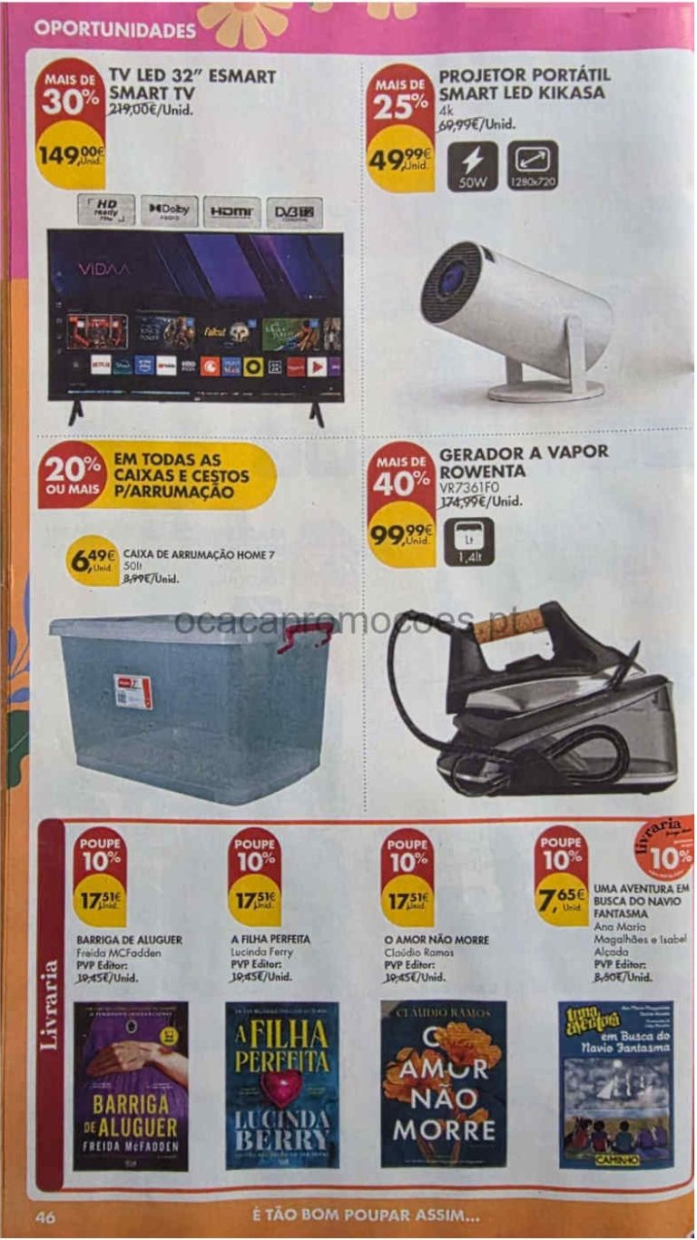 Folheto Pingo Doce bazar: (lojas grandes) Antevisão Promoções 14 a 20 de abril