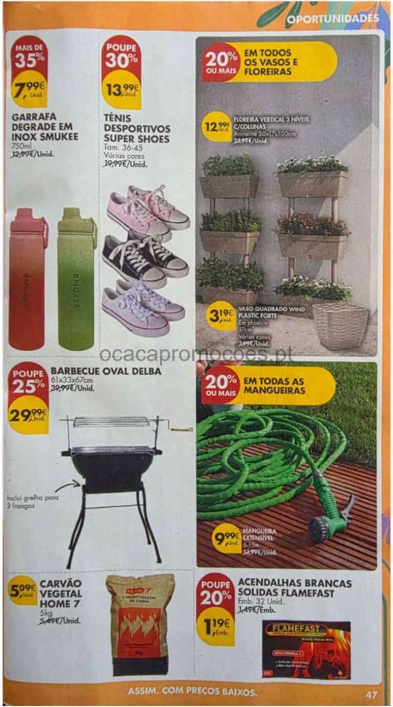 Antevisão Pingo Doce Ar Livre: Promoções bazar 14 a 20 de abril