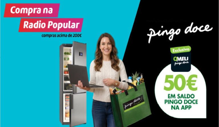 Rádio Popular oferece 50€ no Pingo Doce em compras acima de 200€