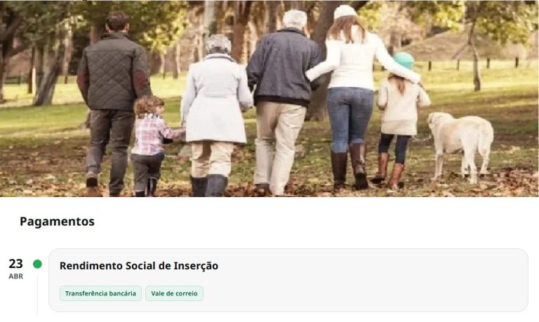 Rendimento Social de Inserção: A Data de pagamento Benefício em abril