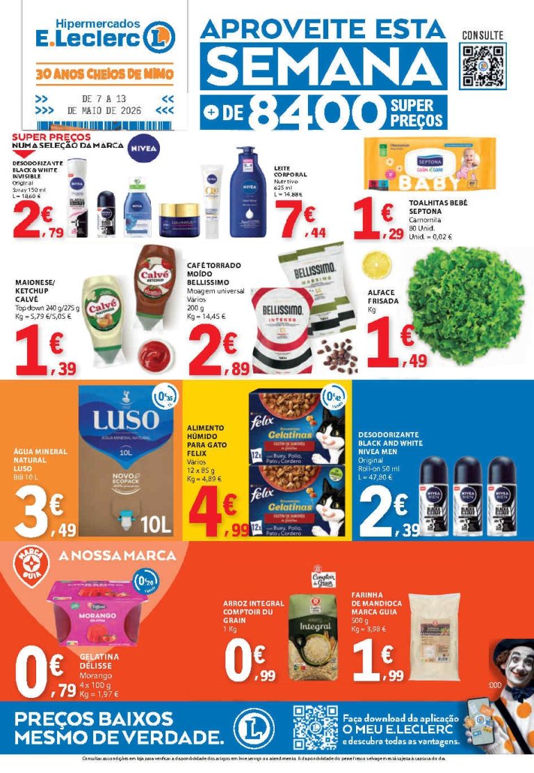 Folheto E Leclerc – Antevisão Promoções 7 a 13 de maio
