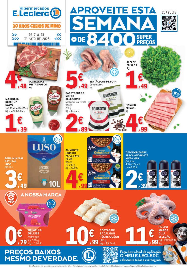 Folheto E Leclerc – Antevisão Promoções 7 a 13 de maio