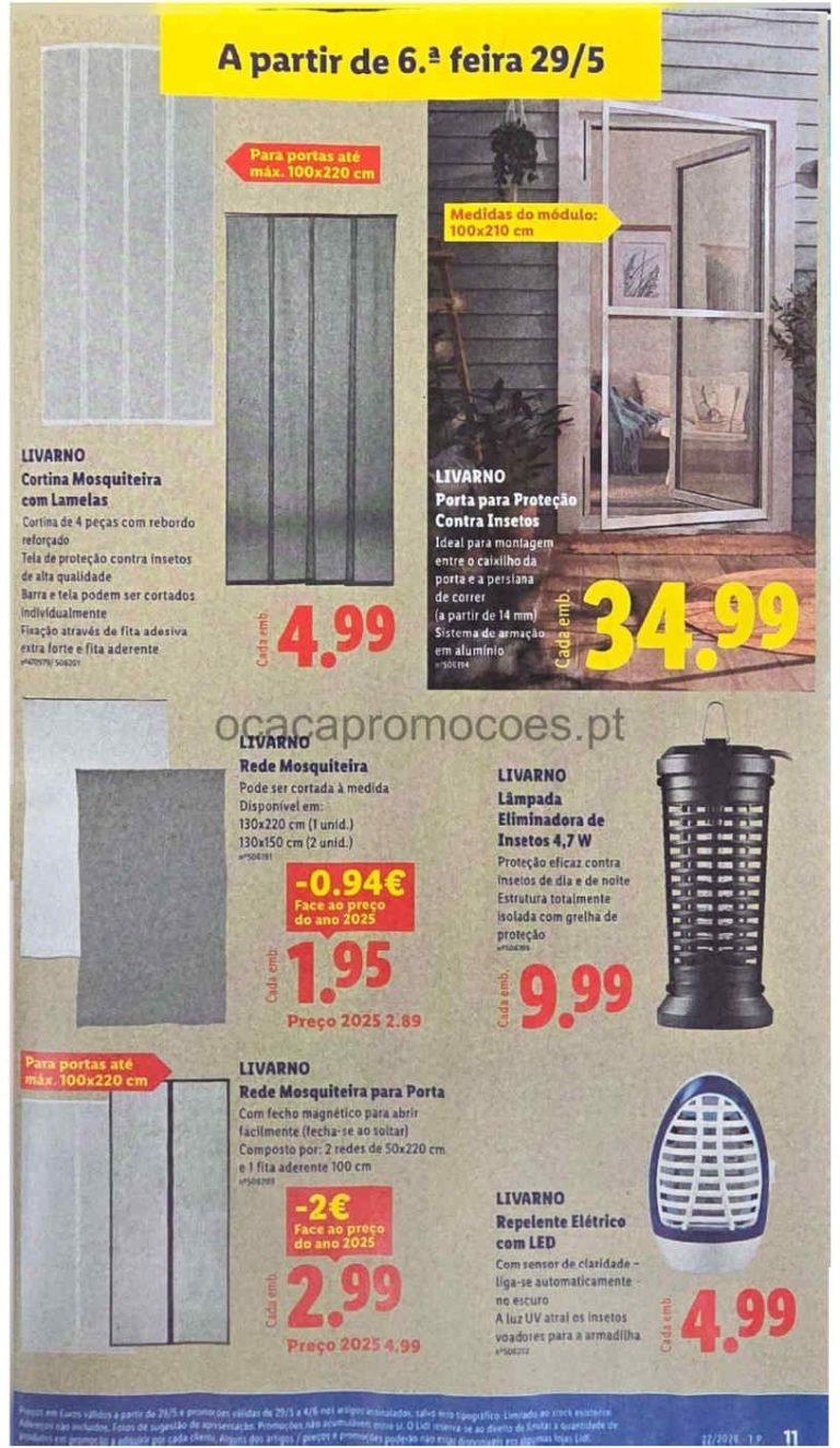 Folheto Lidl bazar – Antevisão Promoções a partir 29 de maio