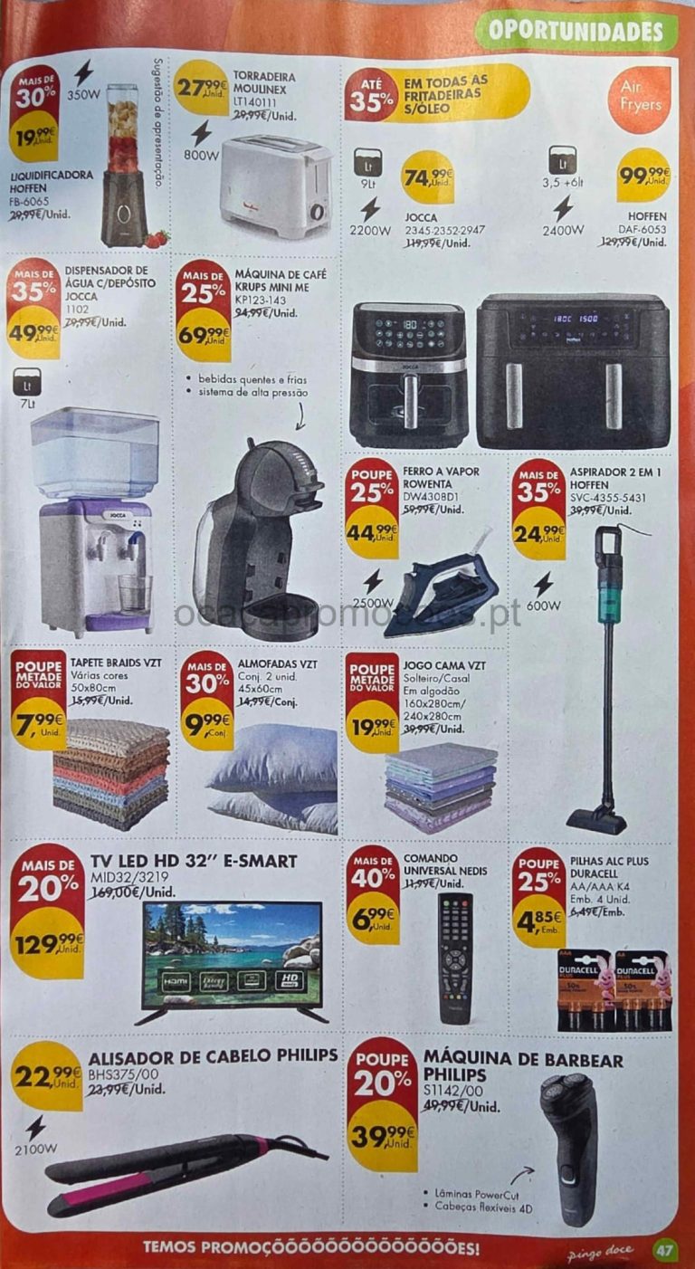 Folheto Pingo Doce bazar – Antevisão Promoções 19 a 25 de maio