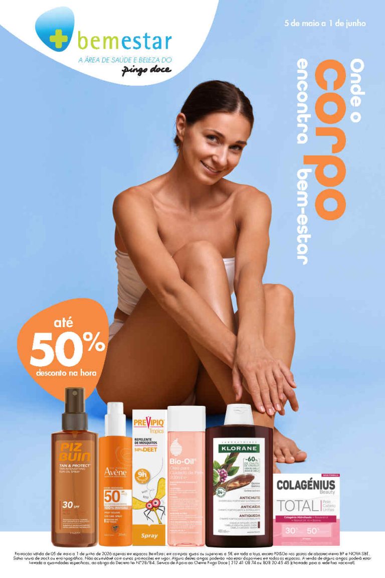 Folheto Pingo Doce Bem Estar – Antevisão Promoções 5 maio a 1 junho