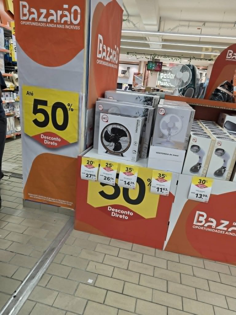Avistamento Continente – Até 50% desconto em Todo o Bazarão