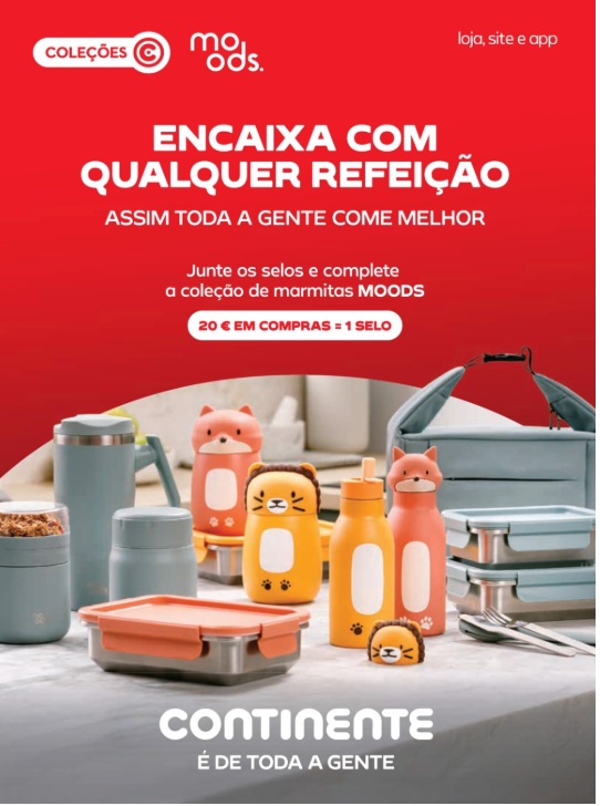 Continente – Cá está tudo sobre a nova coleção com selos de 18 maio a 23 agosto