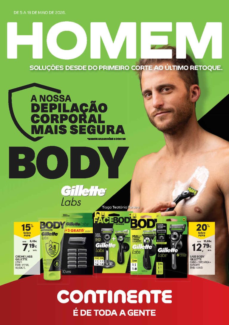 Folheto Continente Beleza – Antevisão Promoções 5 a 18 de maio