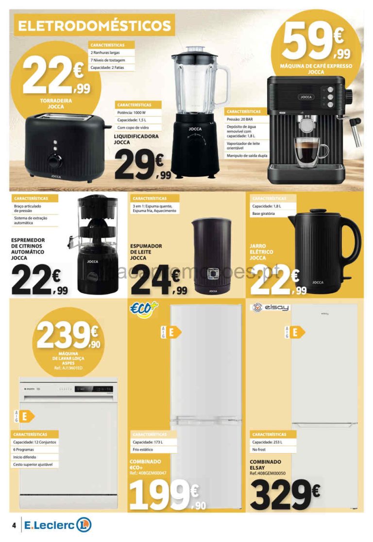 Folheto E Leclerc Cozinha – Antevisão bazar Promoções até 20 de maio