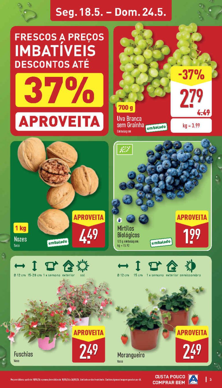 Folheto Aldi Frescos – Antevisão Promoções 18 a 24 de maio