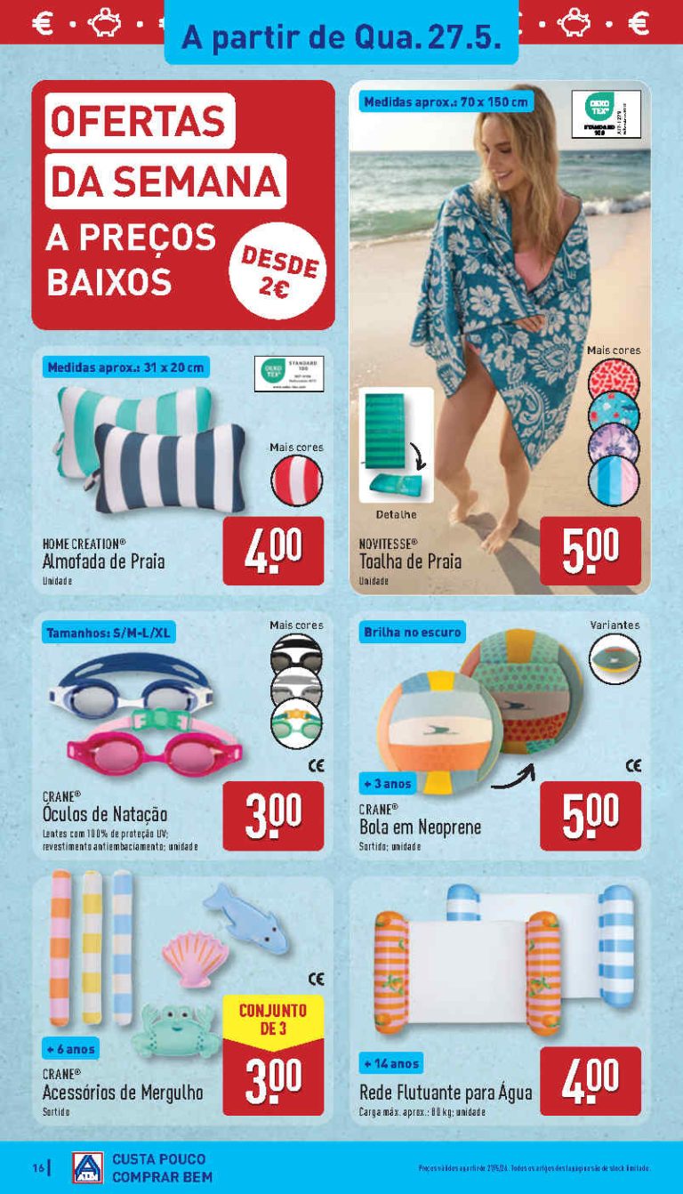 Folheto Aldi Ar Livre – Antevisão bazar Promoções 27 a 31 de maio