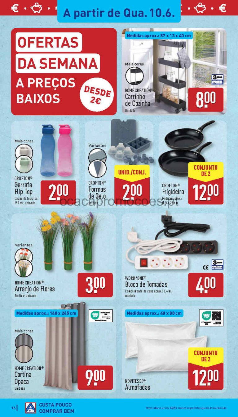 Folheto Aldi bazar – Antevisão Promoções 10 a 14 de junho