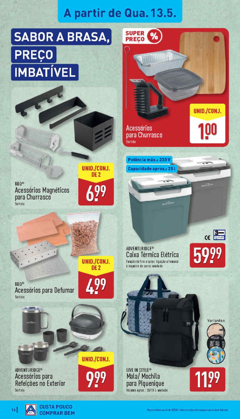 Folheto Aldi: Antevisão Promoções 11 a 17 de maio