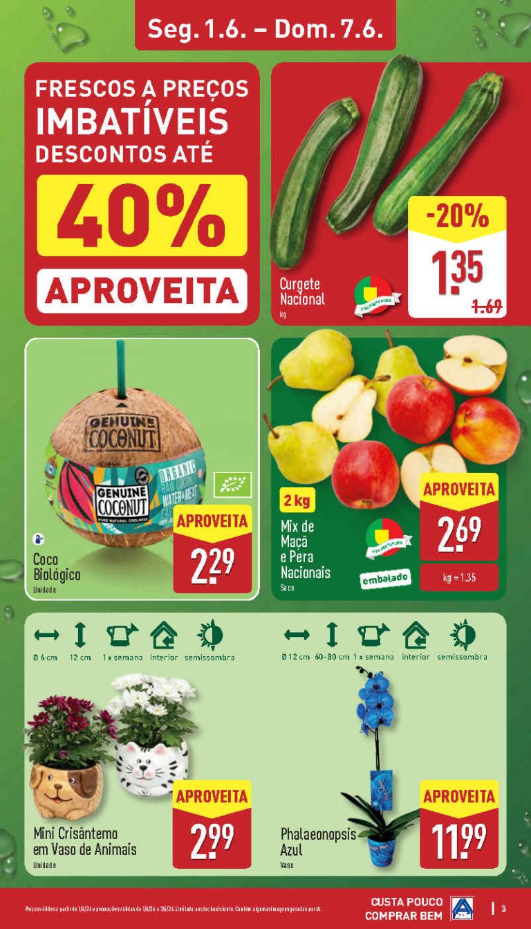 Folheto Aldi Frescos – Antevisão Promoções 1 a 7 de junho