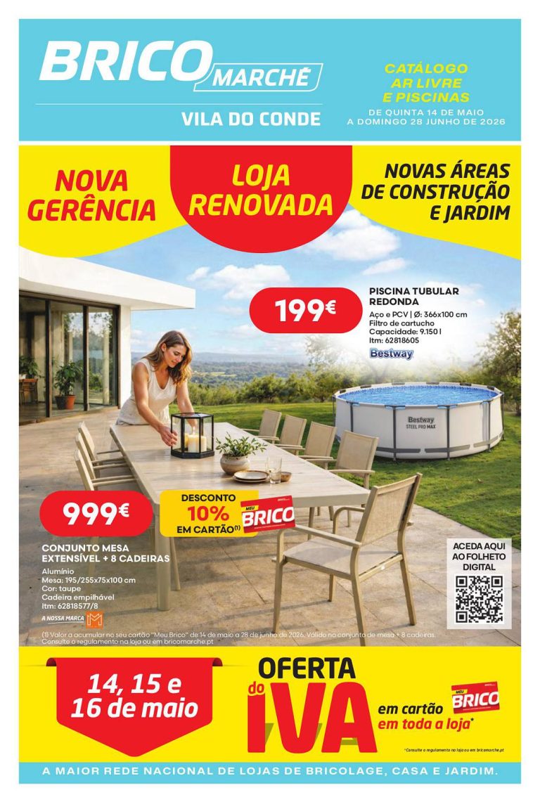 Folheto Bricomarché – Antevisão Promoções 14 maio a 28 junho