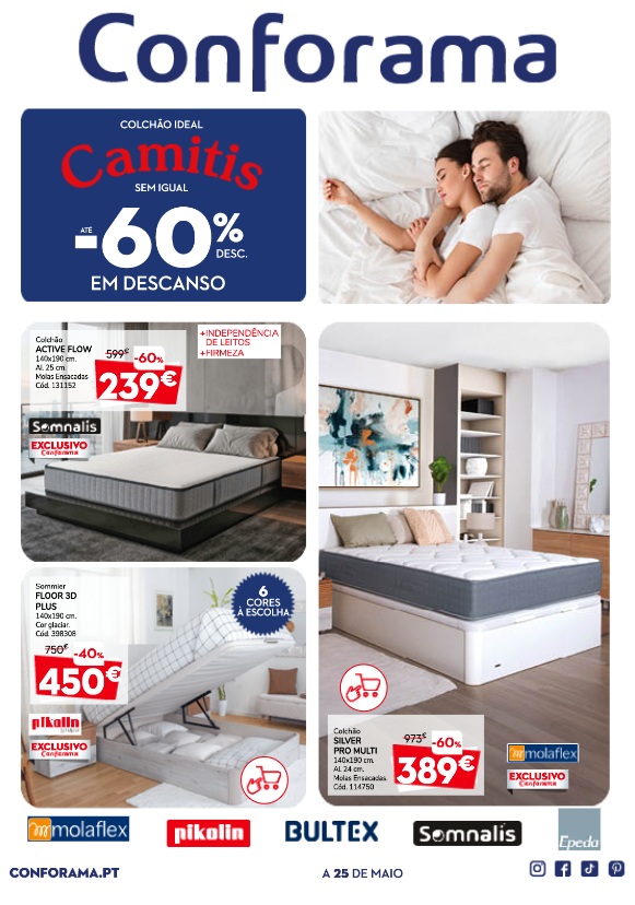 Folheto Conforama: Antevisão Promoções 2 a 25 de maio