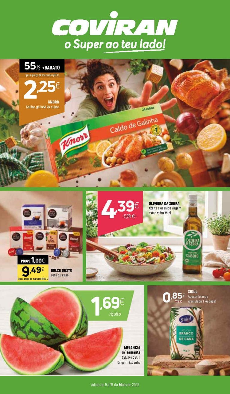 Folheto Coviran – Antevisão Promoções 5 a 17 de maio