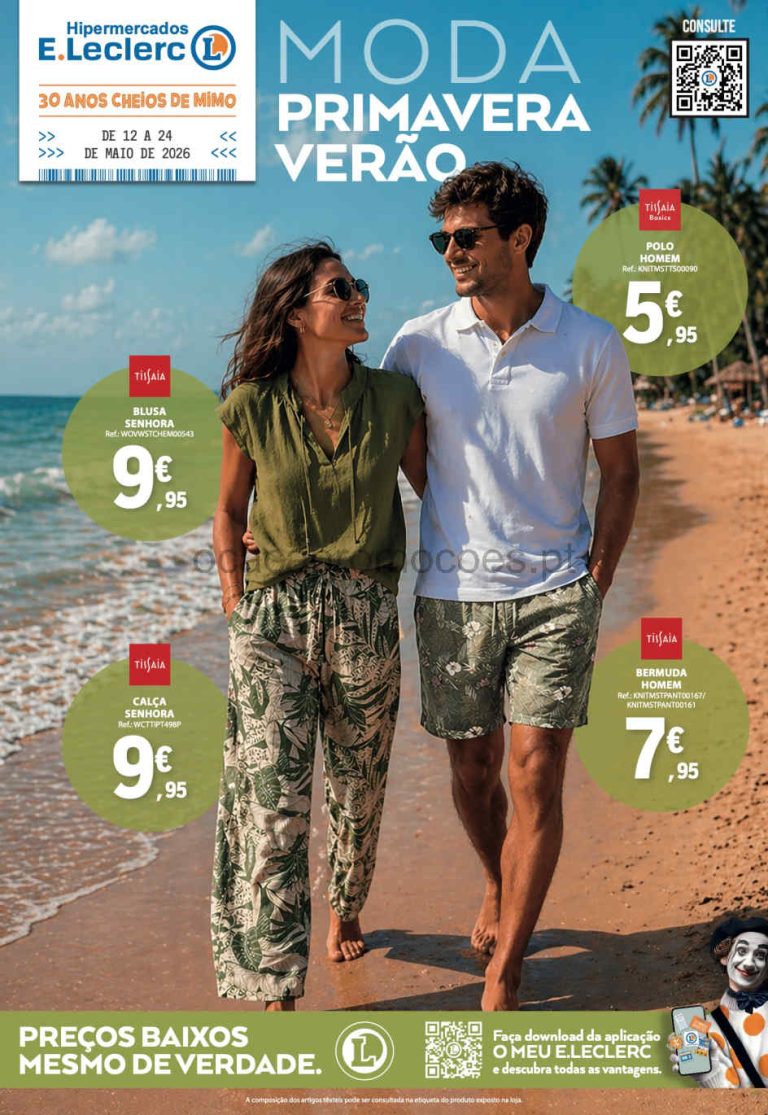 Folheto E Leclerc Verão – Antevisão bazar Promoções 12 a 24 de maio