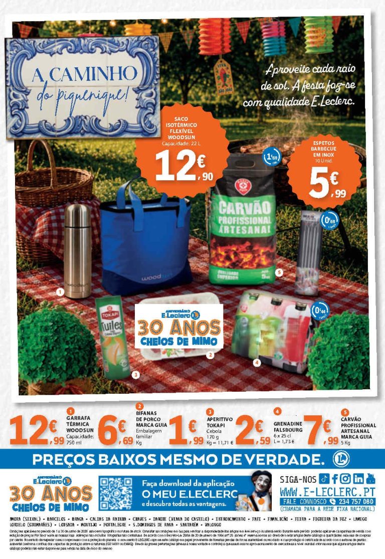 Folheto E Leclerc – Antevisão Promoções 1 a 30 de junho