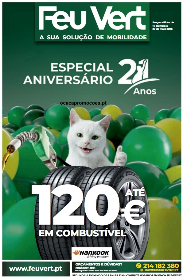 Folheto Feu Vert – Antevisão Promoções 14 a 27 de maio